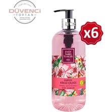 Uravas Store Eyüp Sabri Tuncer Doğal Zeytinyağlı Sıvı Sabun Japon Kiraz Çiçeği 500 ml x 6 Adet
