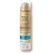 Uravas Store Garnier Ambre Solaire Natural Bronzer Güneşsiz Bronzlaştırıcı Sprey 150ML