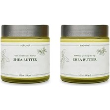 Uravas Store Shea Yağı Soğuk Sıkım Ham Işlenmemiş 1. Sınıf KALITE%100 Raw Virgin Shea Butter 100 gr 2 Adet