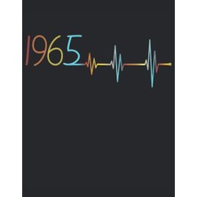 Uravas Store 101 Mandalas - Malbuch Ekg Herzschlag Jahrgang 1965 Baujahr Heartbeat: Lustiges Retro Geburtstag Design Frequenz - A4 (8,5X11) - 101 Seiten - ... - Entspannen - Anti Stress - Zum Ausmalen