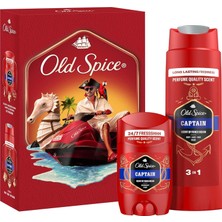 Uravas Store Old Spice Modern Captain Hediye Seti: Deodorant Stick 50 ml + Duşjeli 250 Ml​