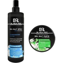 Uravas Store Saç Deniz Tuzu Spreyi - Sea Salt Spray & Wax Saç Şekillendirici Mat Wax Sea Salt Paste - 2'li Set