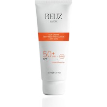 Uravas Store Beuz Sanse SPF50+ Kuru Ciltler Için Çok Yüksek Korumalı Güneş Kremi & Makyaj Bazı - 50 ml