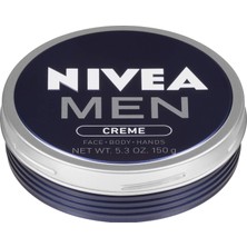 Uravas Store Nıvea Men Creme - Multipurpose Cream For Men - Face, Hand And Body Lotion - 5.3 Oz. Tin