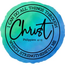 Uravas Store I Can Do All Things Through Christ Blank Journal