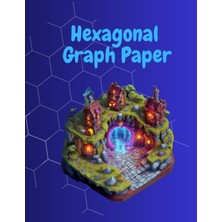 Uravas Store Independently Published Hexagonal Graph Paper