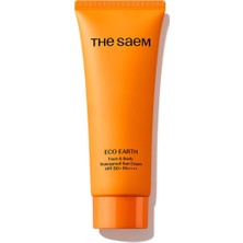 Uravas Store The Saem Eco Earth Suya Dayanıklı Yüz & Vücut Güneş Kremi Spf 50+ Pa++++ 100 gr