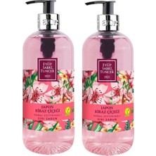 Uravas Store Eyüp Sabri Tuncer Japon Kiraz Çiçeği Doğal Zeytinyağlı Sıvı Sabun 500 ml - 2 Adet