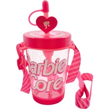 Uravas Store Askılı Barbie Lisanslı Plastik Şişe (535ML) By Mınıso