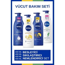 Uravas Store Nıvea Q10 Sıkılaştırıcı & Vücut Sütü Besleyici & Aloe Vera Vücut Losyonu & Q10 Sıkılaştırıcı Vücut Sütü