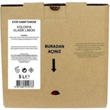 Uravas Store Eyüp Sabri Tuncer Klasik Limon Kolonyası 5 Lt (Dökme Paket) ve Okyanus Sıvı Sabun 500 ml