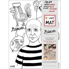 Uravas Store Akademi Çocuk Funny Mat - Picasso 30X40CM - Yeni