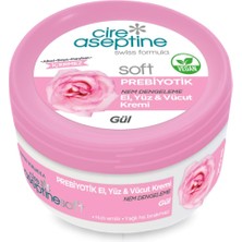 Uravas Store Cire Aseptine Soft Prebiyotik Gül El, Yüz ve Vücut Kremi 200 ml