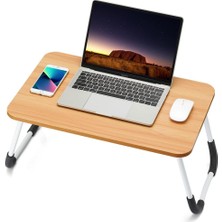 Uravas Store Laptop Sehpası Masası Katlanabilir Yatak Koltuk Üstü Kahvaltı Bilgisayar Sehpası