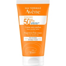 Uravas Store Eau Thermale Avene Cream Spf 50+ Kuru Ciltler Için Güneş Kremi Yüksek Koruma ve Nemlendirici Etkili 50 ml