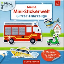 Uravas Store Meine Mini-Stickerwelt - Glitzer-Fahrzeuge: Mit Über 40 Glitzer-Stickern (Mini-Künstler)