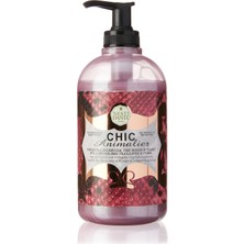 Uravas Store Nesti Dante Sıvı Sabun Chic Animalier Red Vahşi Orkide Kokusu Antioksidant Kolajen Vegan Bakım 500 ml