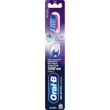 Uravas Store Oral-B Pro-3dwhite Clinical Beyazlık Diş Fırçası – Lekeleri Giderir ve Beyazlatır – Orta Sertlikte Fırça Kılları, 1 Adet