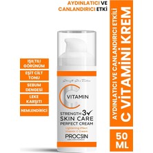 Uravas Store Procsın Aydınlatıcı ve Canlandırıcı Etkili C Vitamini Krem 50 ml