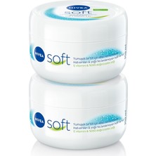 Uravas Store Nivea Soft Nemlendirici Bakım Kremi 300 ml x 2