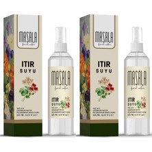 Uravas Store Masala 2 Adet Saf Itır Suyu (Sardunya) 125 ML%100 Doğal Yağlı Hidrosol - Tonik Geranium Floral Water Hydrosol Tonic