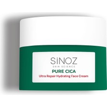 Uravas Store Sinoz Pure Cica Yoğun Onarıcı Yatıştırıcı Nemlendirici Bakım Kremi 50 ml Tahriş Olmuş Hasarlı Ciltler Için