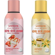 Uravas Store Watsons Çilekli Vücut Köpüğü ve Vanilyalı Vücut Köpüğü