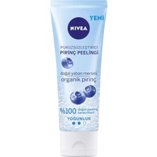 Uravas Store Nıvea Pürüzsüzleştirici Organik Pirinç Peelingi 75 Ml, Normal Ciltler, Yüz Temizleyici, Cildi Arındırır, Doğal Peeling Tanecikleri