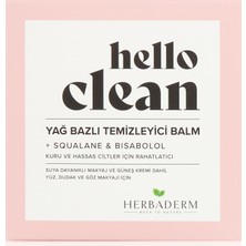 Uravas Store Herbaderm Hello Clean Yağ Bazlı Temizleyici Balm Kuru ve Hassas Ciltler (100 Ml)