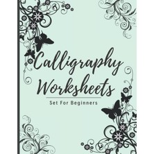 Uravas Store Calligraphy Set For Beginners: Calligraphy Practice Paper Hand Lettering Workbook With Each Page Writing A Black Background To Avoid Ink Appearing , 120 Sheet , 8.5 x 11 Inches