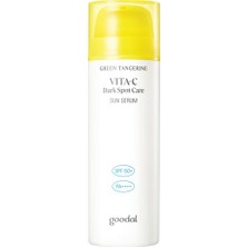Uravas Store Goodal, Leke Karşıtı Serum Güneş Kremi Green Tangerine Vita C Dark Spot Care Sun Serum SPF50+ Pa++++