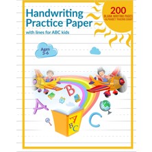 Uravas Store Kindergarten Writing Paper With Lines For Abc Kids 200 Blank Pages: Handwriting Practice Paper With Dotted Lines And Alphabet Tracing Chart