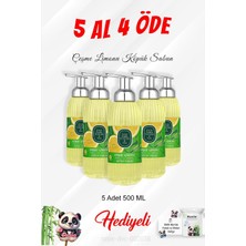 Uravas Store Köpük Sabun Çeşme Limonu 500 ml 5 Al 4 Öde ve Rosie Pamuk
