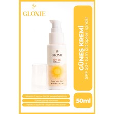 Uravas Store Spf 50+ Glow Sunscreen Tüm Cilt Tipleri Için Leke Karşıtı Aydınlatıcı ve Nemlendirici Güneş Krem 50 ml