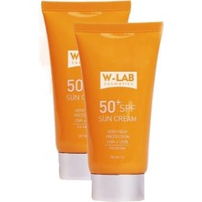 Uravas Store W-Lab Kozmetik SPF50 Güneş Kremi 2 Li Set