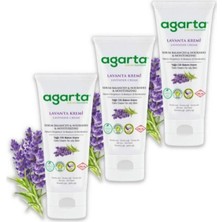 Uravas Store 3 Adet Doğal Lavanta Cilt Bakım Kremi 75 ml