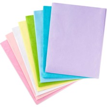 Uravas Store Hallmark 5TIS1096 Paket (Pastel Gökkuşağı, 120 Yaprak) Ipek Kağıt, Kağıt, Pastel Renkler
