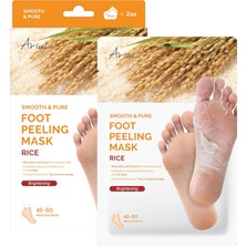 Uravas Store Ariul Smooth & Pure Foot Peeling Mask Nourishing 2 Pairs - Çorap Tipi Yoğun Besleyici Ayak Peeling Maskesi 2 Çift