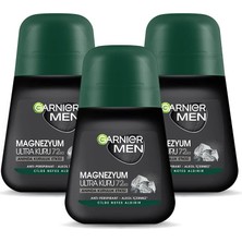 Uravas Store Garnier 3'lü Men Magnezyum Ultra Kuru Roll-On Deodorant Seti