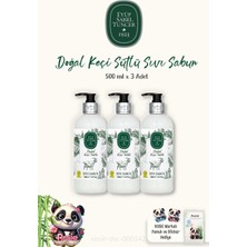 Uravas Store Eyüp Sabri Tuncer Keçi Sütlü Sıvı Sabun 500 ml 3 Adet ve Rosıe Doğal Pamuk 60'lı