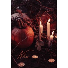 Uravas Store Independently Published All Hallows Eve Notebook: Spooky Halloween, Pumpkin And Candle Note Book