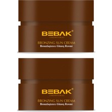 Uravas Store Bebak Kakao Özlü Bronzlaştırıcı Güneş Kremi, 100 Ml, Spf 0, 2 Adet
