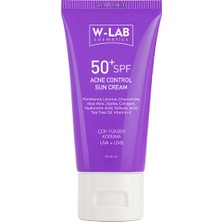 Uravas Store W-Lab Kozmetik Akne Kontrol Güneş Kremi 50 ml