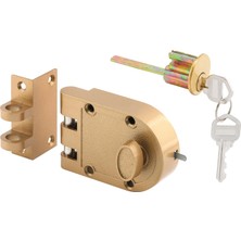 Uravas Store Prime-Line Prime Line U9970 10CM - 0.8cm Brass Diecast Jimmy-Proof Deadlock