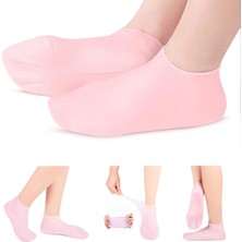 Uravas Store Kadınlar Için Silikon Çoraplar, Nemlendirici Ayak Çorapları, Yumuşak Jel Çoraplar, Aloe Çorapları, Kuru Ayakları Onarmak Için Kadın Spa Pedikür Çorapları, Çatlak Topuk ve Yumuşatma Kaba Cilt, Nasır