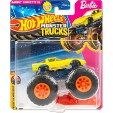 Uravas Store Hot Wheels FYJ44 Monster Trucks 1:64 Araba Barbıe Corvette Xl JCD97