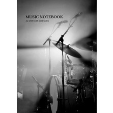 Uravas Store Independently Published Musıc Notebook A4 10STAVES 100PAGES: A4サイズ 無地 5線譜 10段 100ページ ドラムアートフォト表紙シリーズ 2
