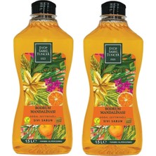 Uravas Store Eyüp Sabri Tuncer Bodrum Mandalinası Doğal Zeytinyağlı Sıvı Sabun 1500 ml x 2