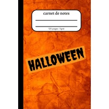 Uravas Store Carnet De Notes: Carnet De Notes Esthétique À Larges Lignes 6x9 Pouces (Superior Halloween Boys Cover 3)