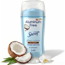Uravas Store Secret Aluminum Free Coconut Koltuk Altı Deodorant Stick 68GR
